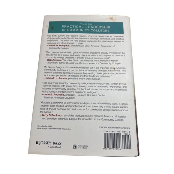 Practical Leadership In Community Colleges Hardcover Book George R. Boggs 1st Ed - Picture 2 of 4